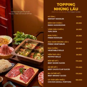 TOPPING GỌI THÊM