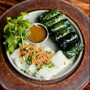 3.3. Bò Lá Lốt Bánh Hỏi Bình Định, Sốt Mắm Nêm