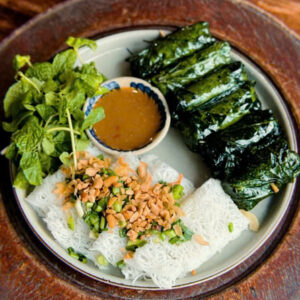 3.3. Bò Lá Lốt Bánh Hỏi Bình Định, Sốt Mắm Nêm