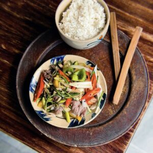 4.7. Bò Xào Sả Ớt Ngũ Sắc