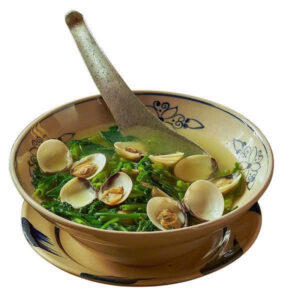 14.3. Canh Nghêu Rau Muống