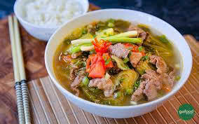14.6. Canh Dưa Chua Bò Đậu Phộng