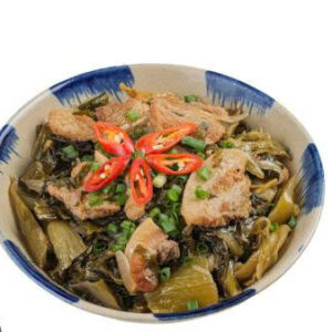 11.2. Dưa Chua Xào Tóp Mỡ