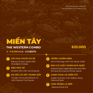 Mâm Cơm "Miền Tây" - The Western Combo