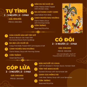 Mâm Cơm "Có Đôi" - (2-3pax)