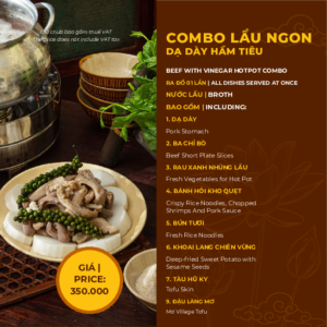 COMBO LẨU NGON DẠ DÀY HẦM TIÊU